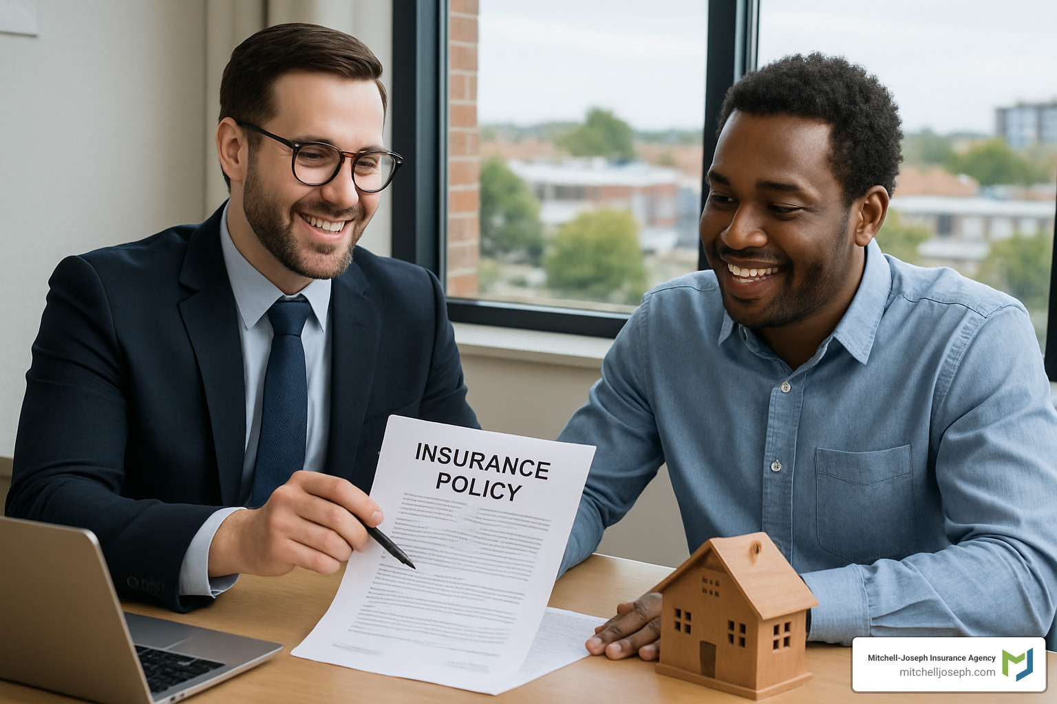 ecf3ad08426d9650a13156e92578281100ca2722 Renting Out Your Condo? Here's the Insurance You Actually Need Protect your investment with condo insurance for landlords. Learn key coverages, limits, and tips for renting your condo safely. insurance agent discussing policy with condo owner - condo insurance for landlords