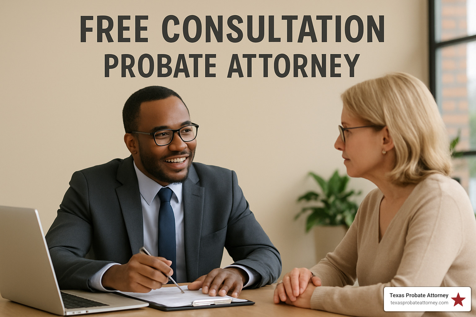 Organized estate planning documents - free consultation probate attorney