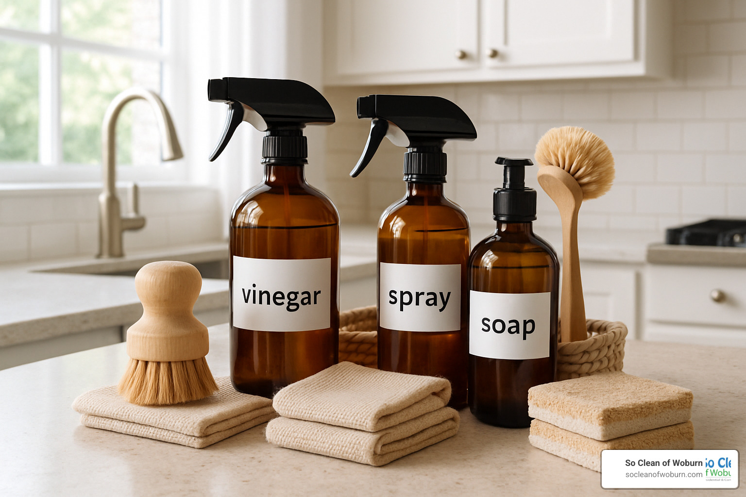 eco-friendly cleaning kit with natural products - clean cleaning company