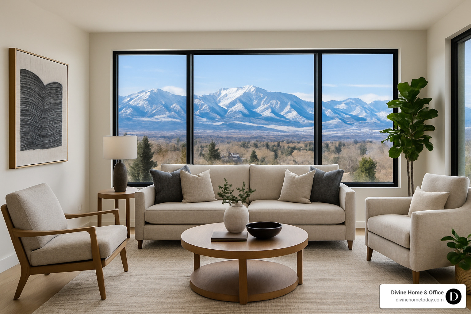 denver home staging with mountain view emphasis - affordable home staging denver