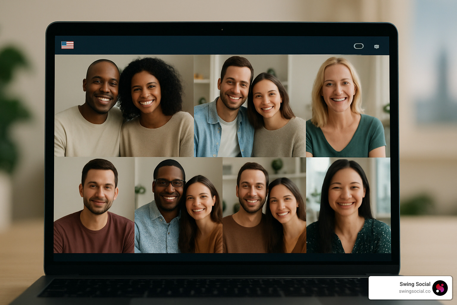 multi-user video chat interface for swingers - chat with swingers