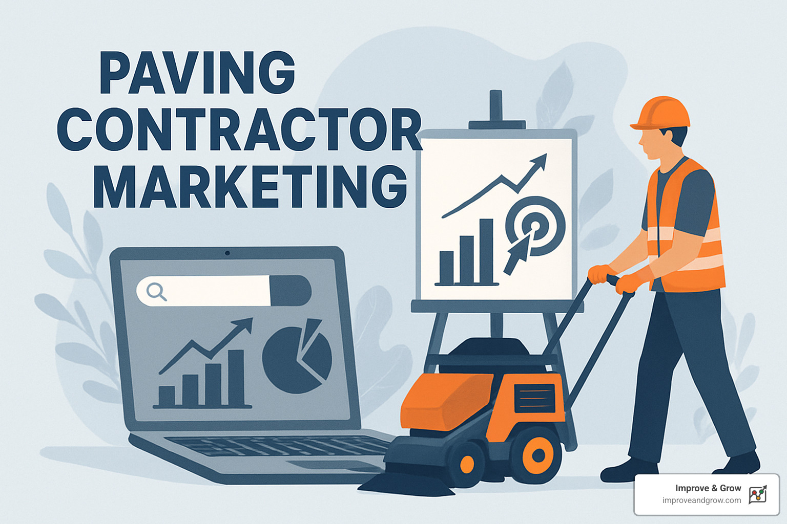 Screenshot of Local Service Ads results showing paving contractors with Google Screened badge at top of search results - paving contractor marketing