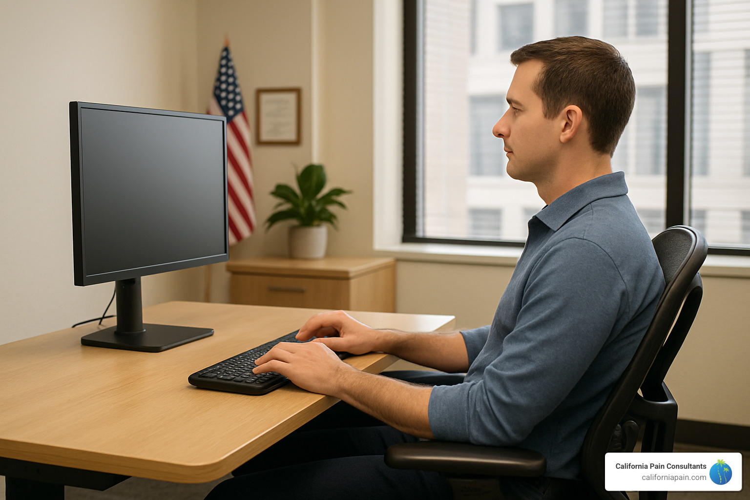 ergonomic desk setup for neck pain prevention - what is the best treatment for chronic neck pain