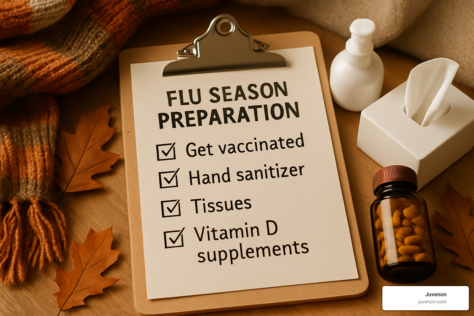 checklist for flu season preparation - best natural ways to boost immunity