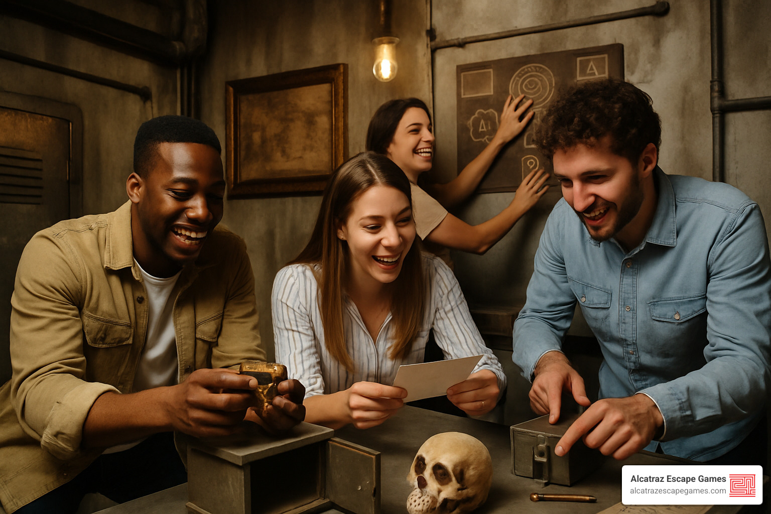 people solving puzzles in an escape room - escape rooms in provo