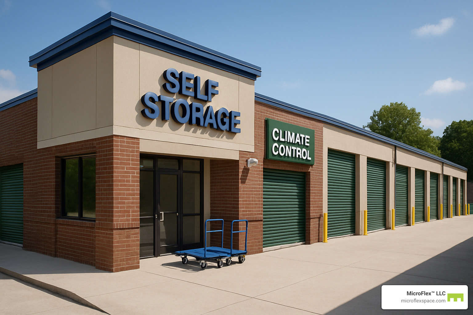 amenities at modern self storage facility in Irondale - self storage irondale