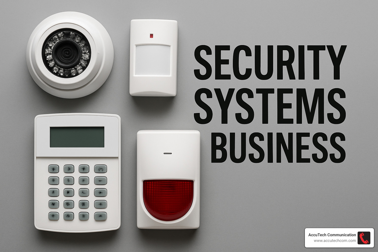 modern business security system components - security systems business