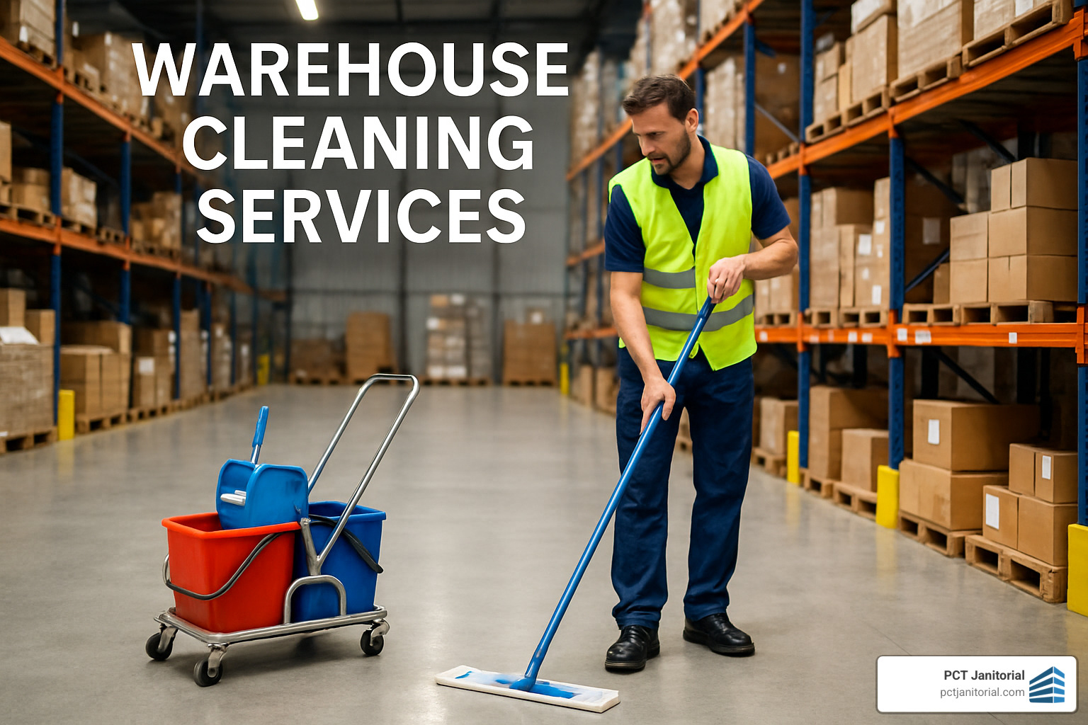 DIY cleaning station setup - warehouse cleaning services