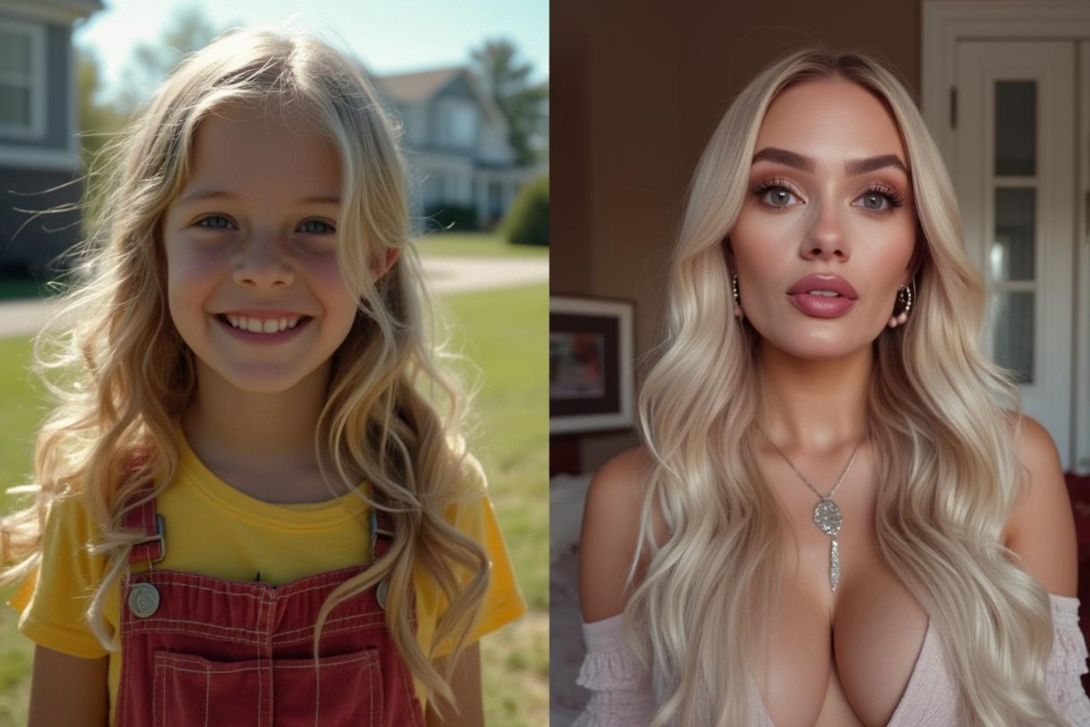 Corinna Kopf change from childhood to present day - corinna kopf