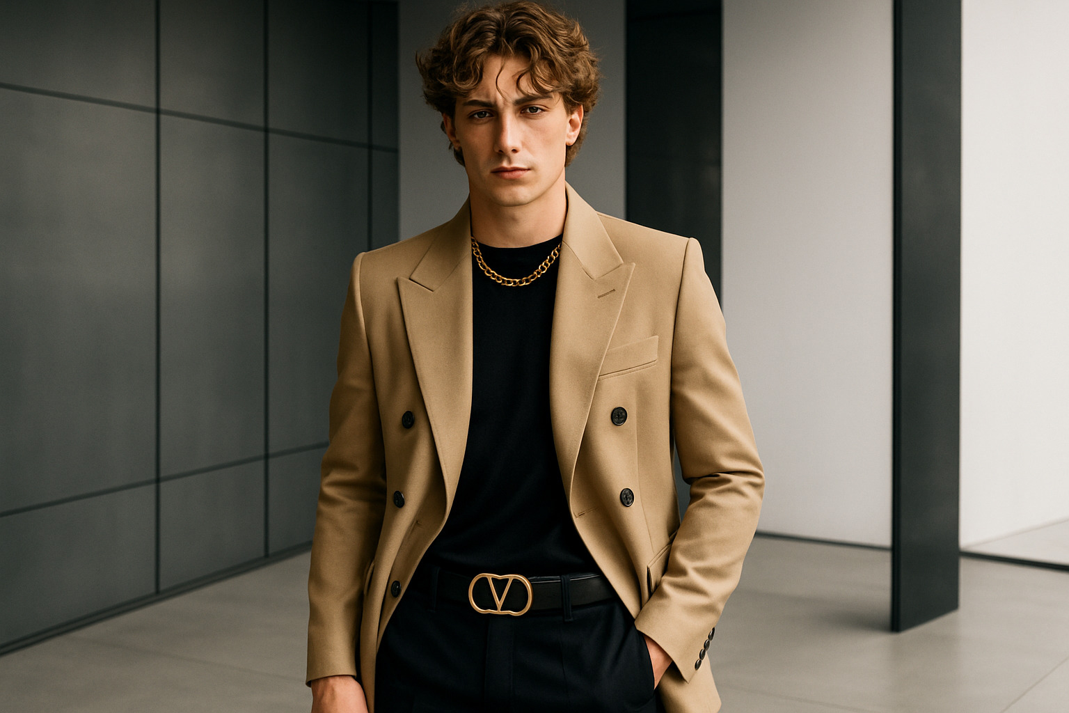 Vinnie Hacker in fashion campaign - vinnie hacker