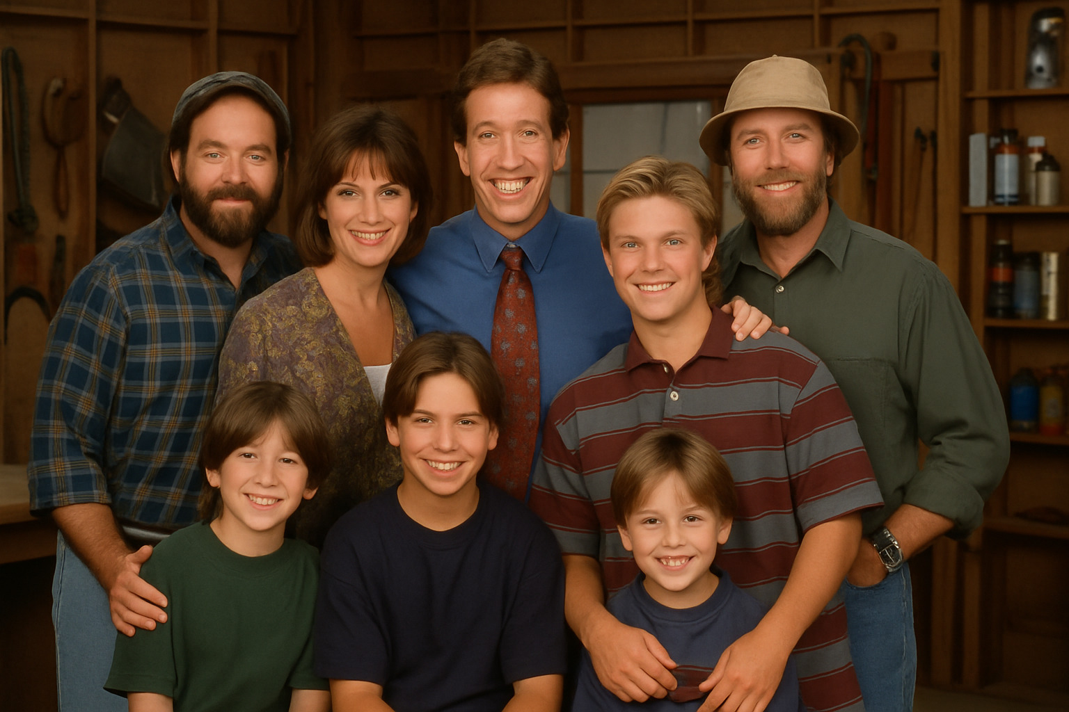 home improvement cast with tim allen and zachery ty bryan - zachery ty bryan