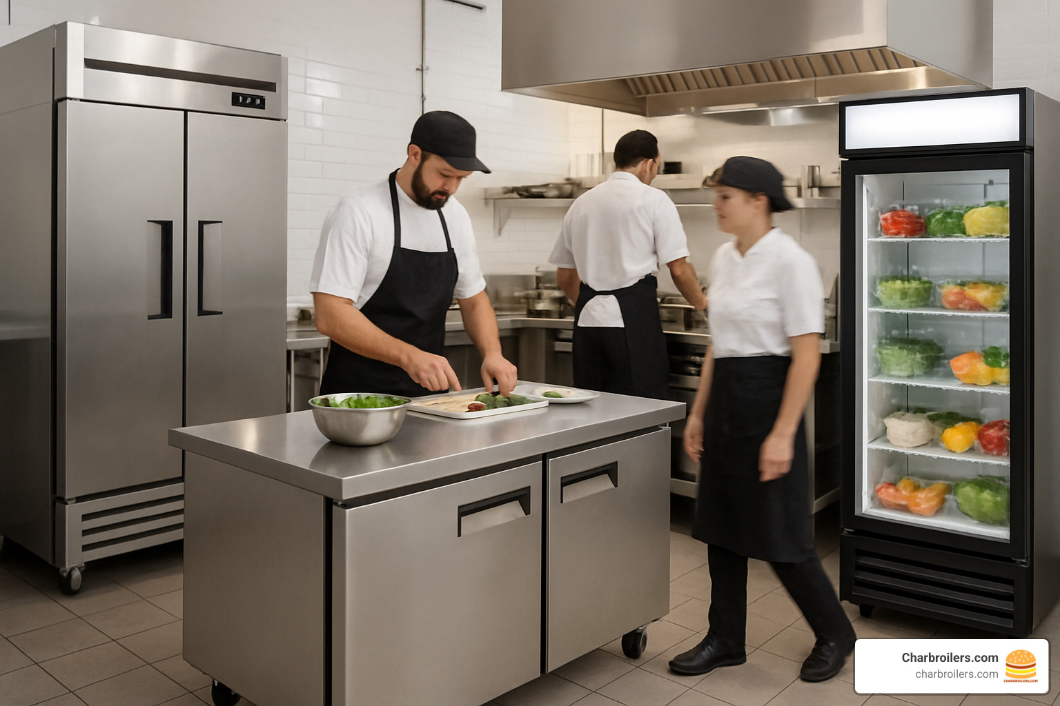 different types of commercial refrigerators in restaurant setting - commercial refrigerator for restaurant