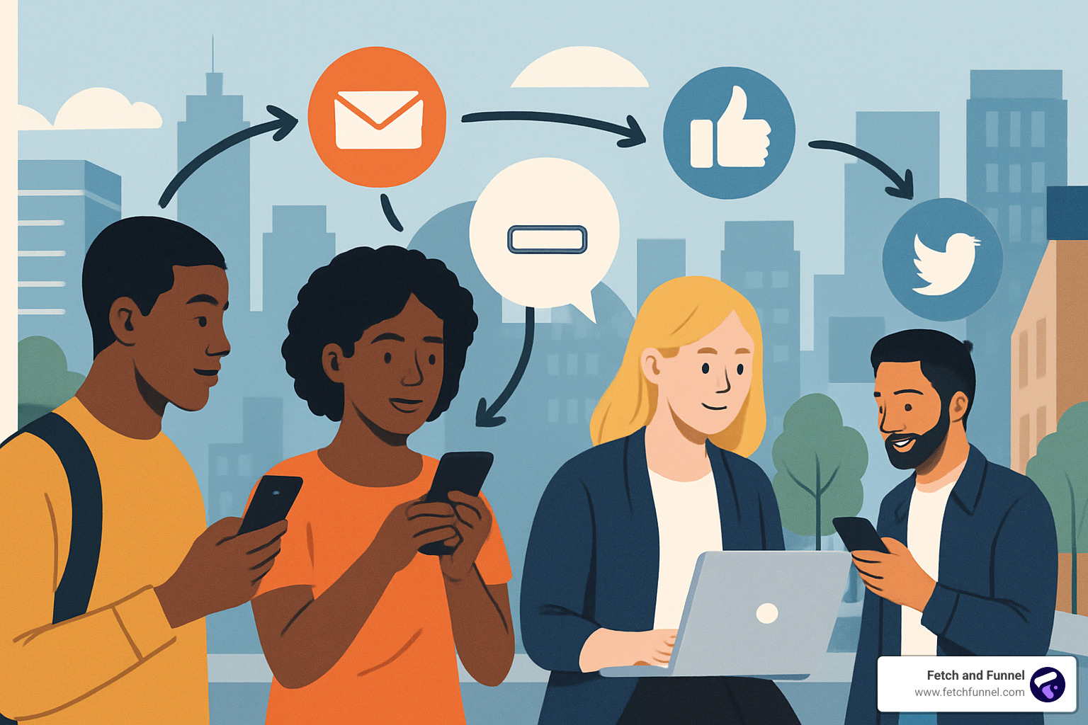 Customer journey across multiple channels - Ai Reactivation Campaigns