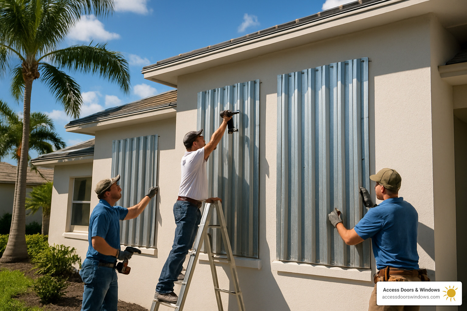 hurricane shutter installation in fort myers - hurricane shutters fort myers