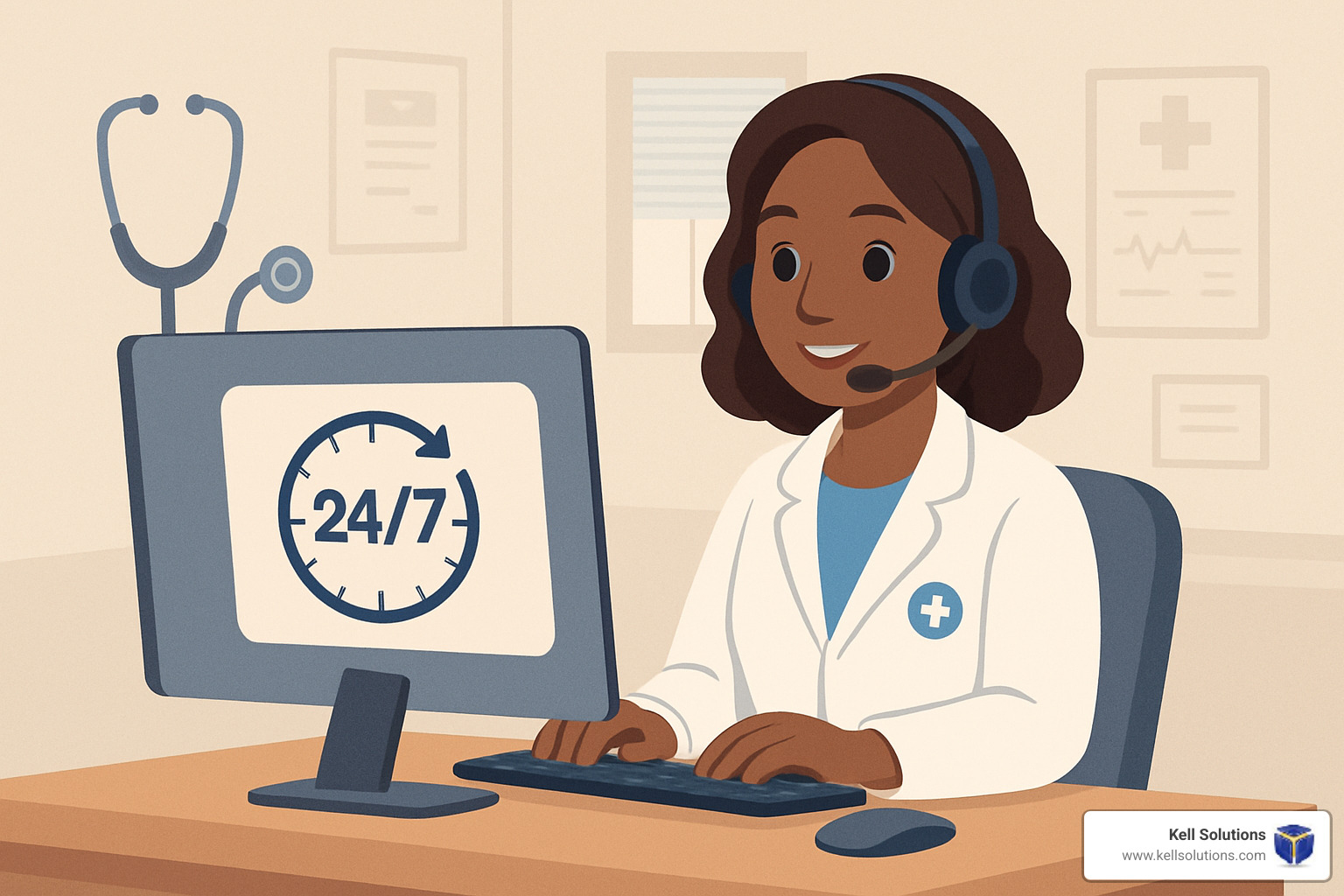 24/7 virtual receptionist coverage - virtual receptionist for healthcare
