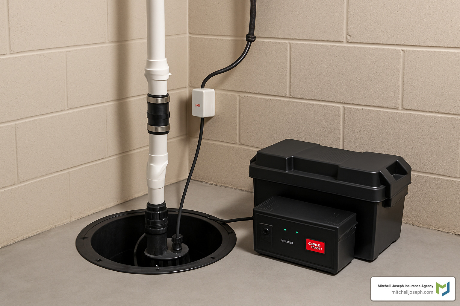 Sump pump with battery backup system - does flood insurance cover water backup