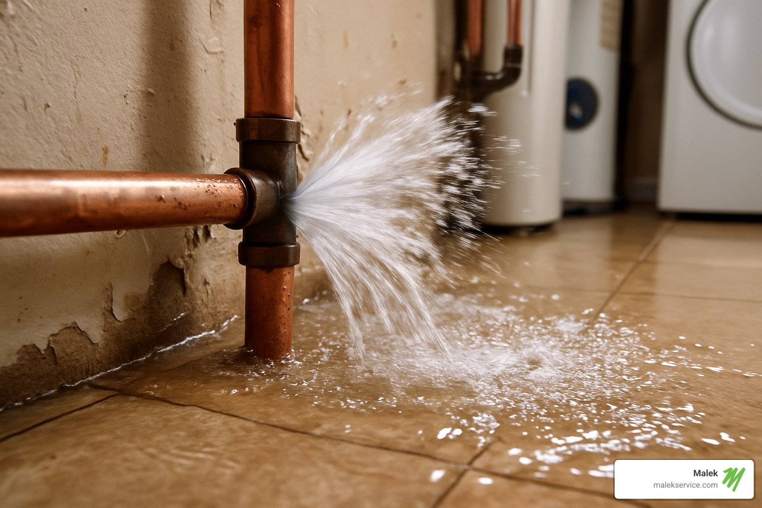 burst pipe emergency - Emergency plumbing College Station