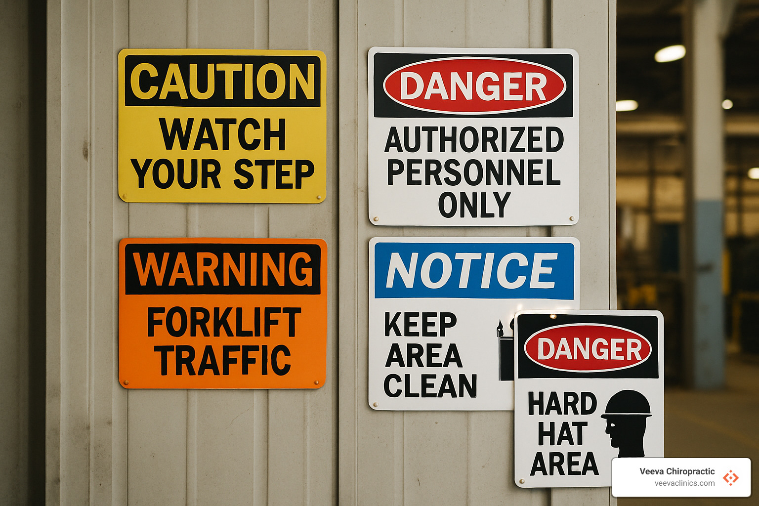 workplace hazard signage - workplace safety