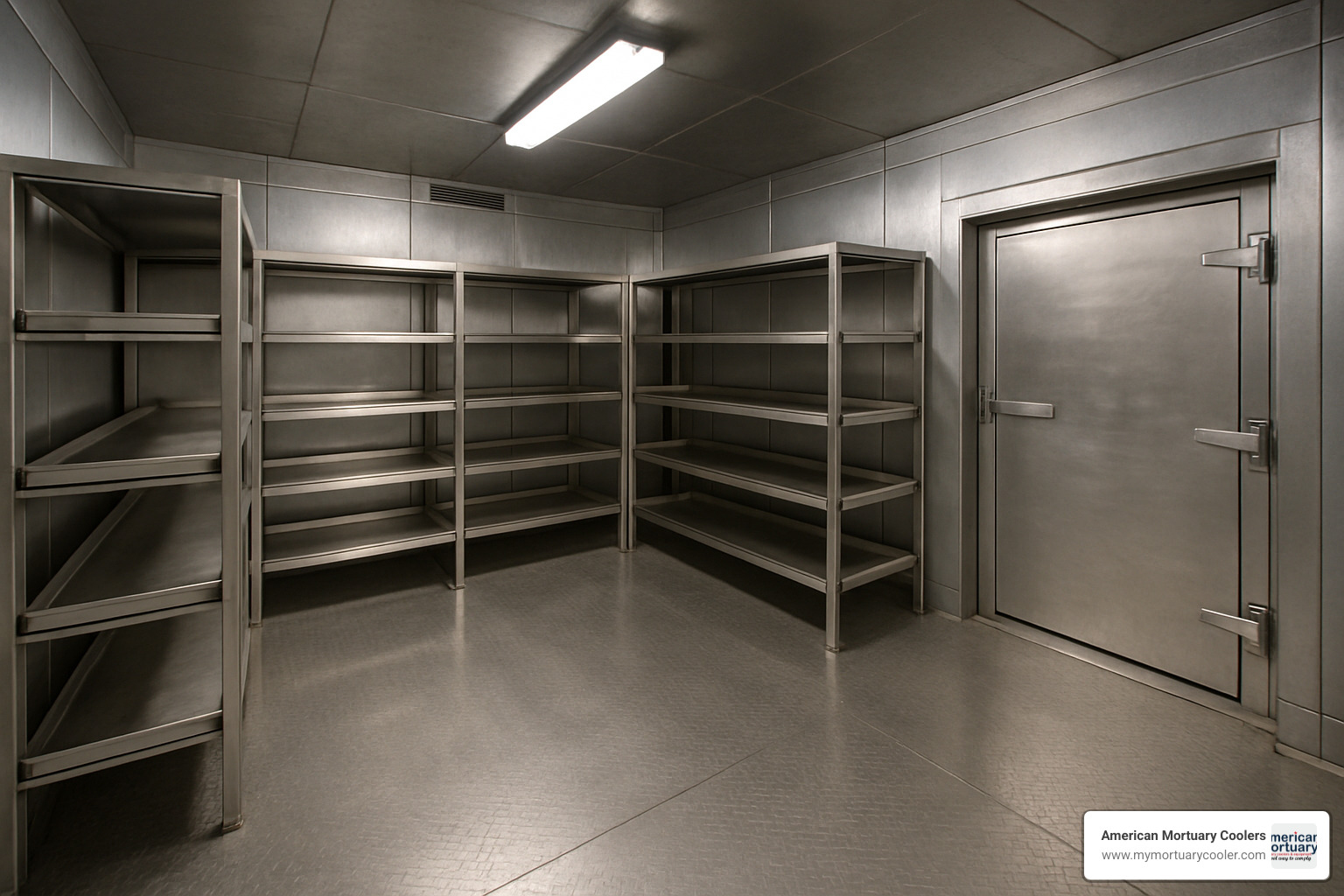 20x20 high-capacity walk-in mortuary refrigerator - walk-in mortuary refrigerator