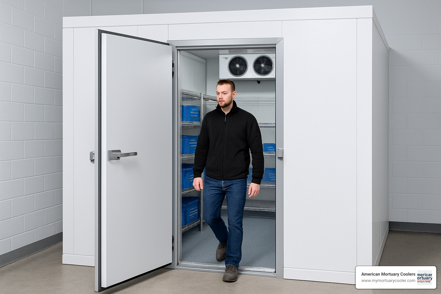 Pharmaceutical cold room with temperature monitoring system - walk in cold room
