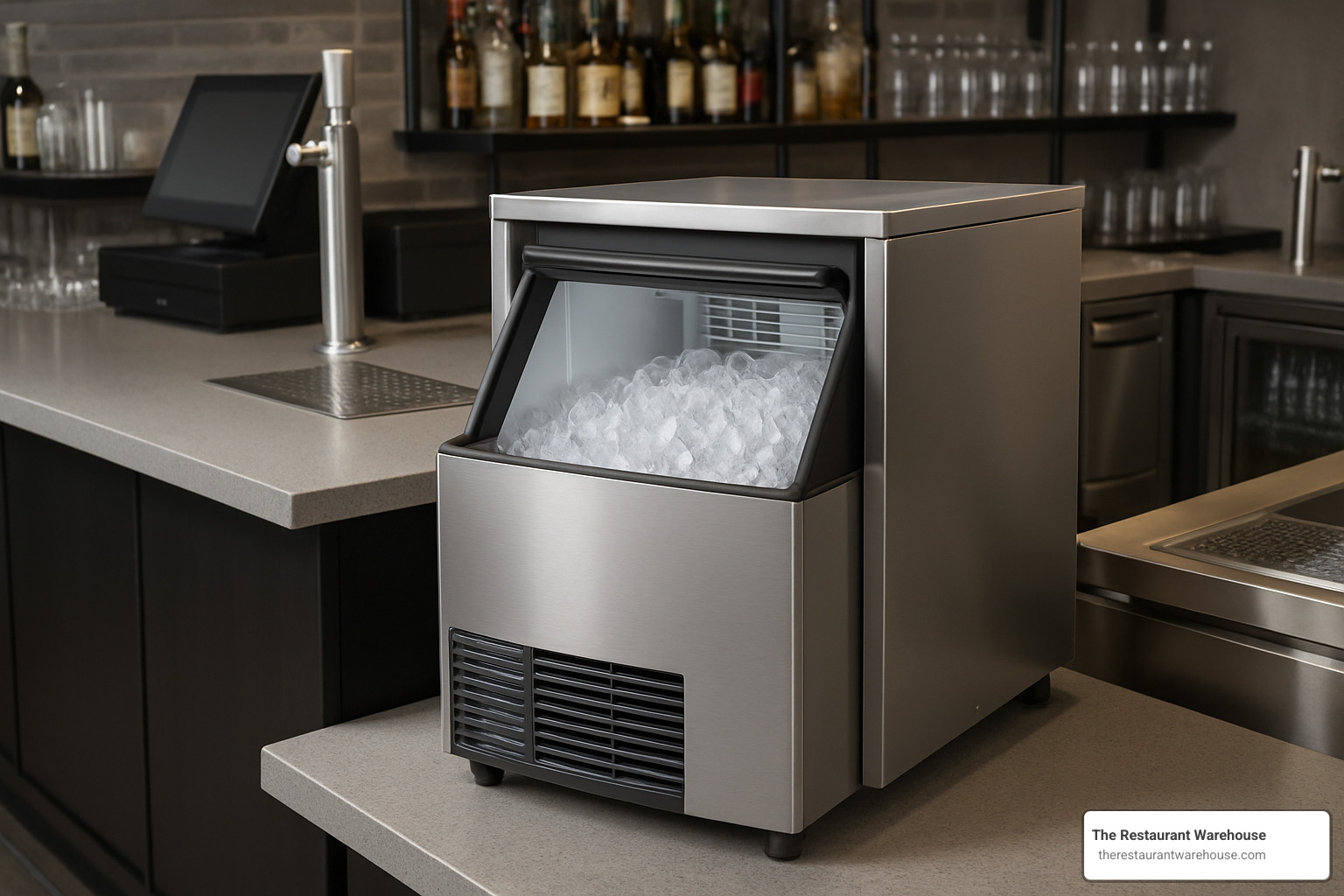 compact undercounter ice machine - food service ice makers