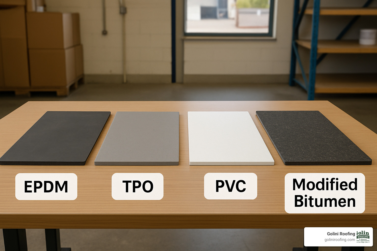 Different types of commercial roofing membranes - commercial roofing company reading ma