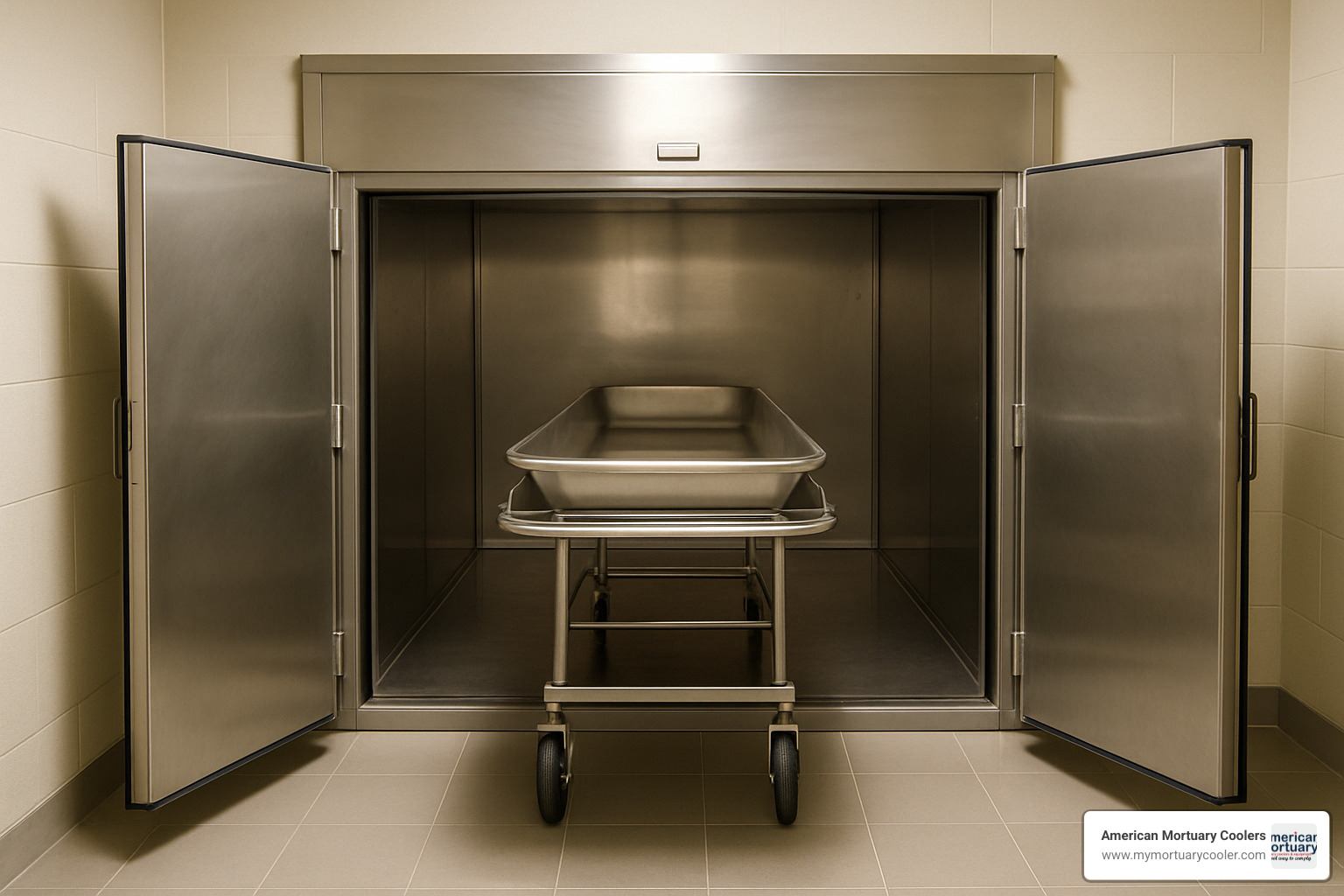 roll-in cooler - Funeral home refrigerator