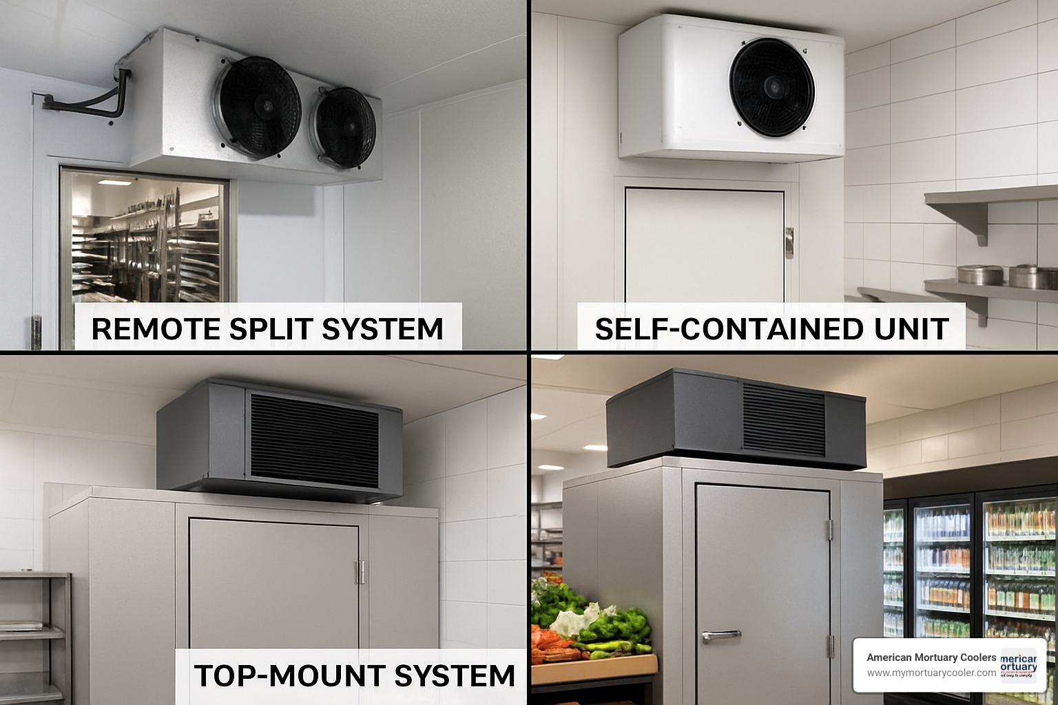 Different types of walk-in cooler refrigeration units - refrigeration unit for walk in cooler