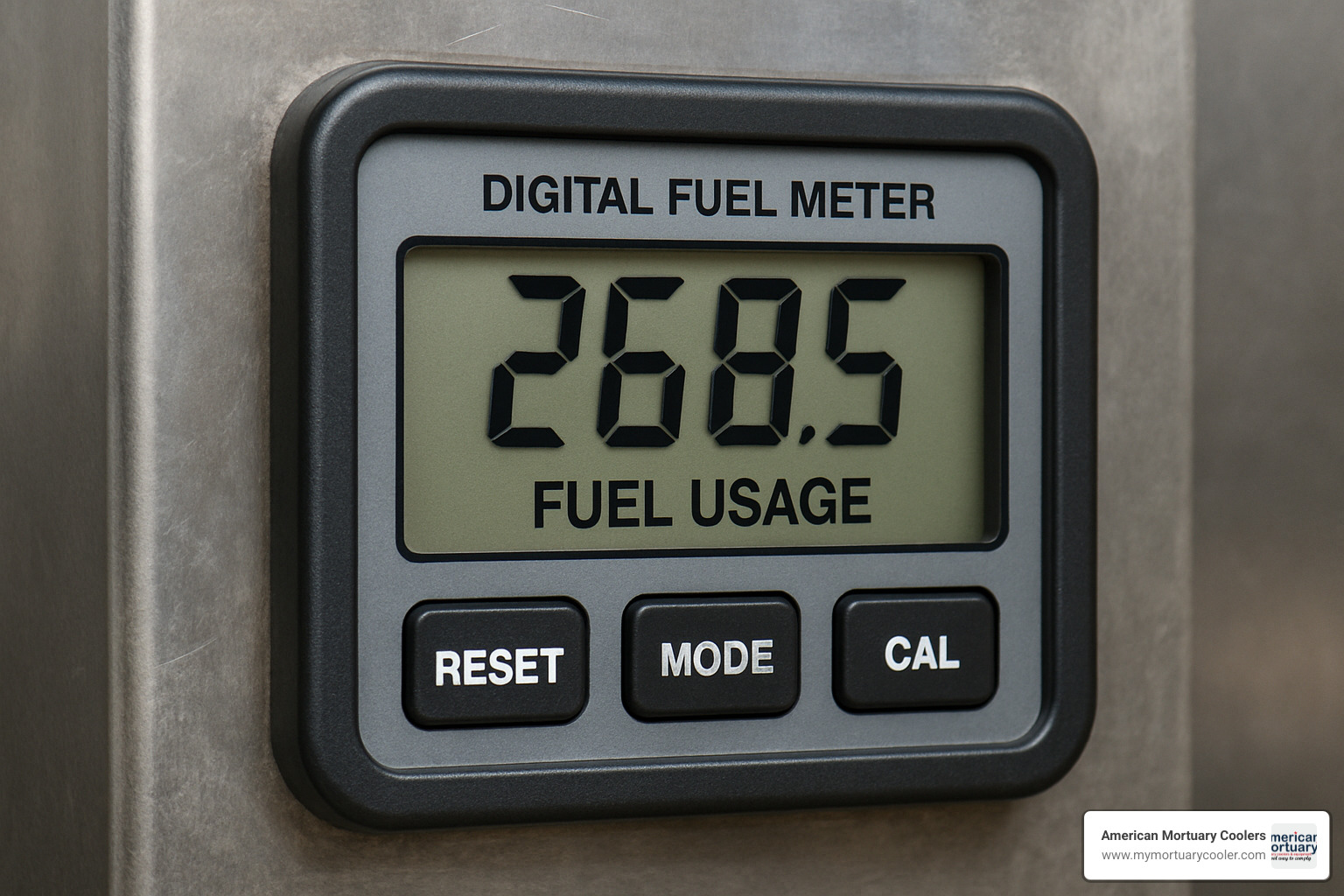 Fuel meter readout for cremation furnace - how much does a cremation furnace cost
