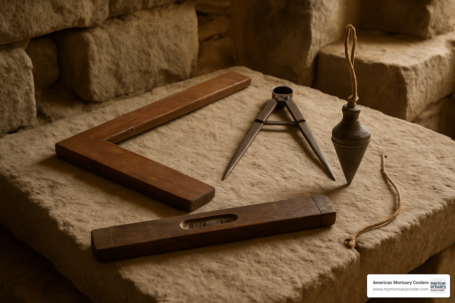 ancient masonic builder's tools - masonic emblems