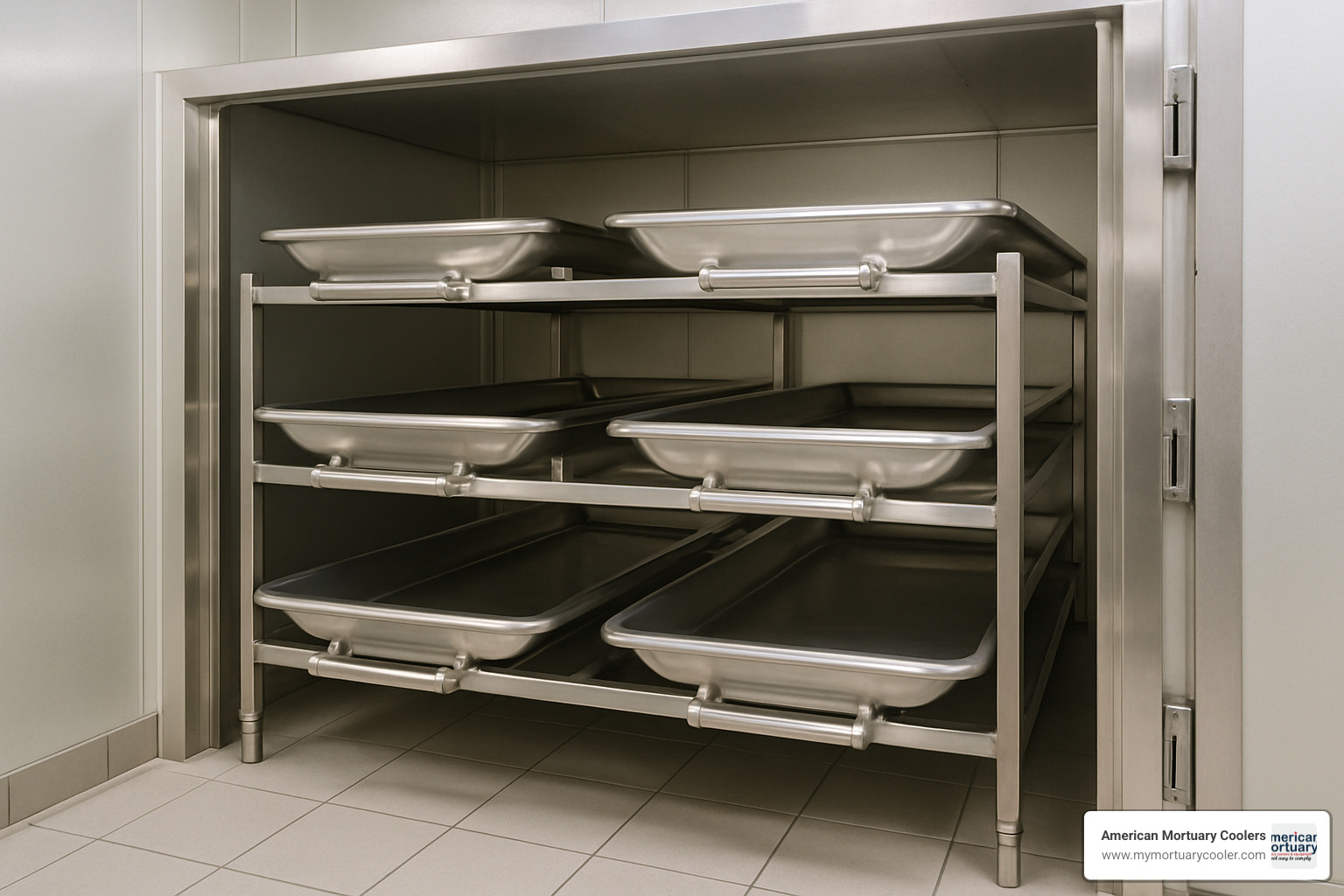 mortuary storage trays stainless steel - 10 x 14 Mortuary Cooler