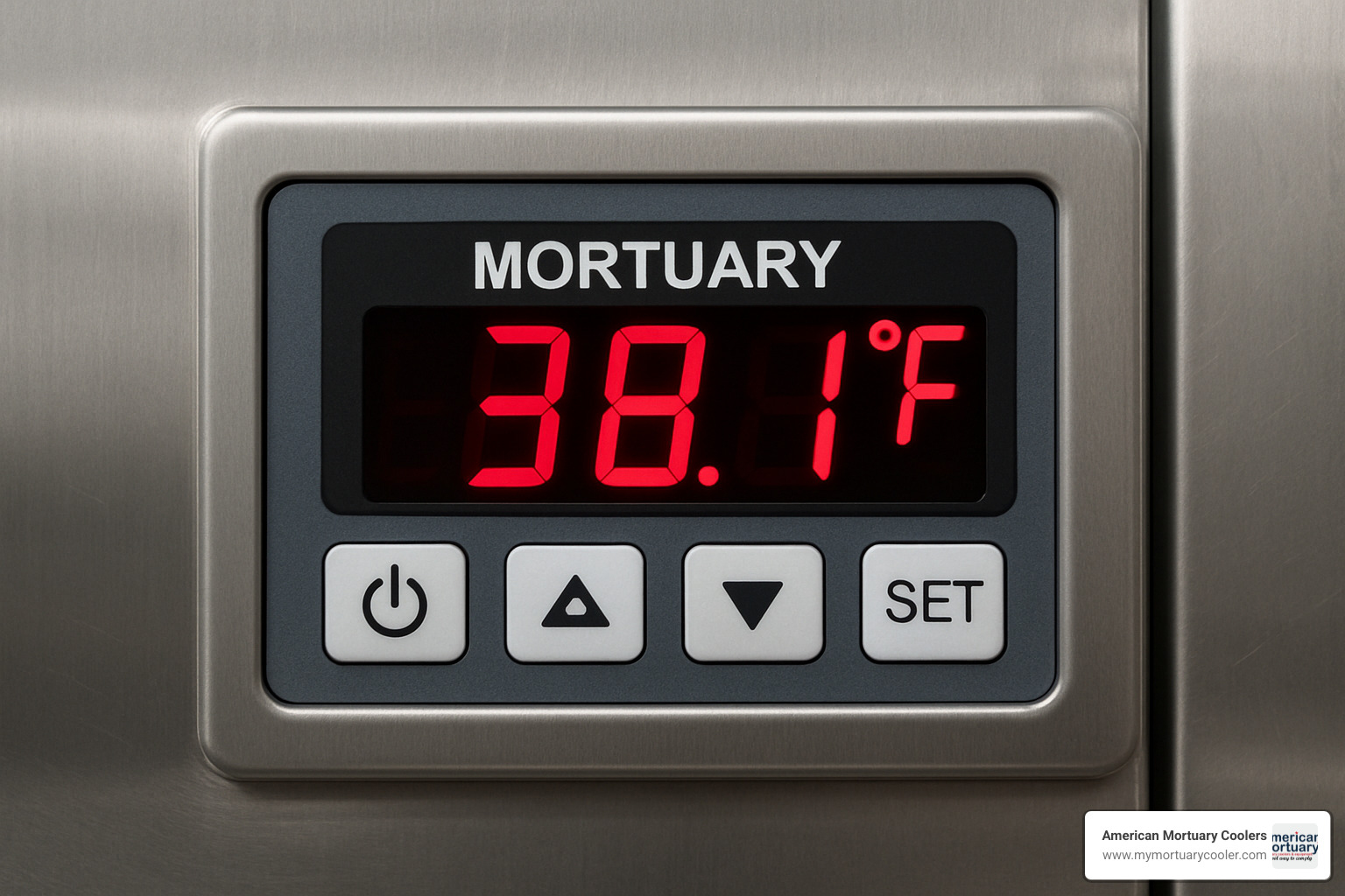 temperature control panel of mortuary cooler - Mortuary cooling systems