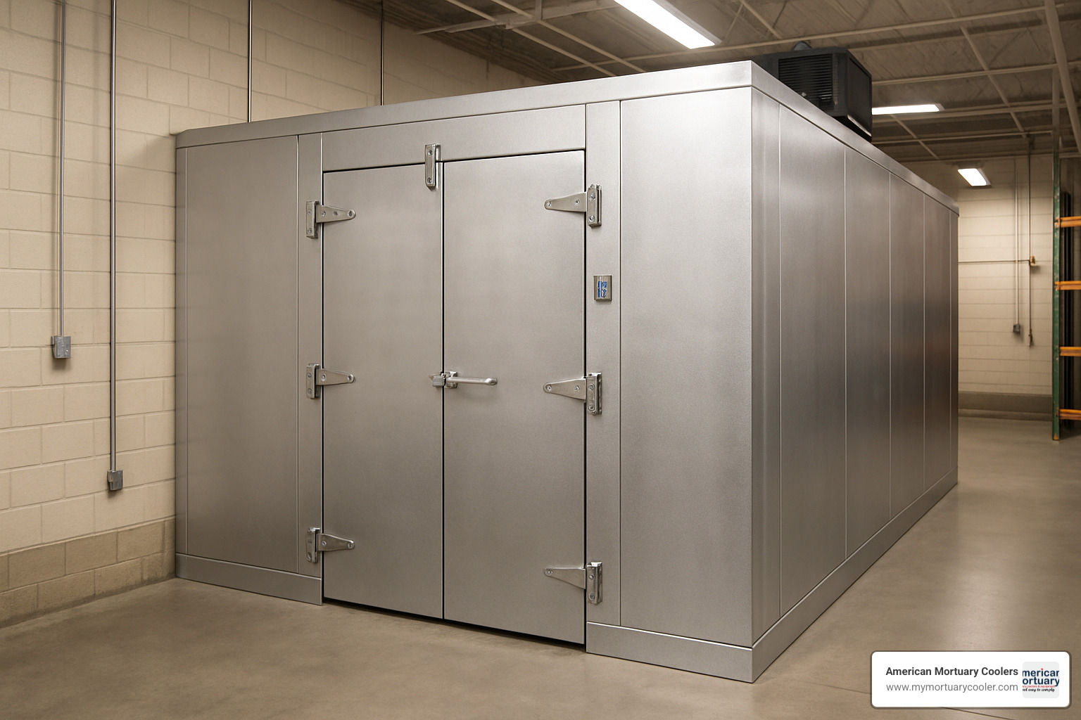 completed walk-in cooler installation - walk in cooler specialist