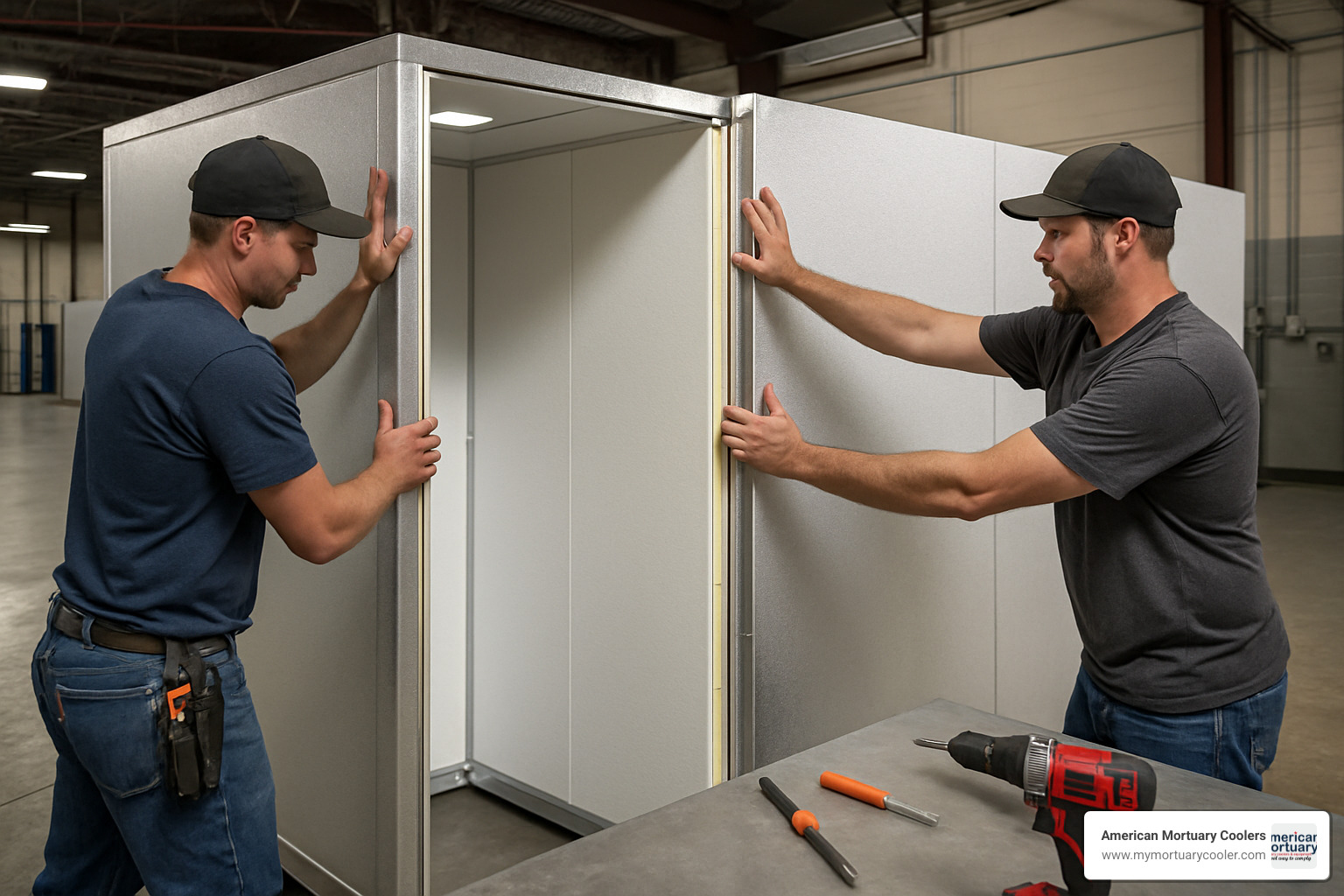 walk-in cooler panel assembly - walk in cooler specialist