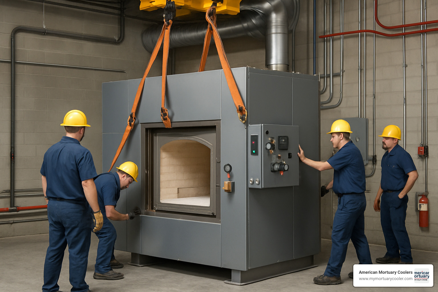 Cremation furnace installation process - cremation furnace for sale