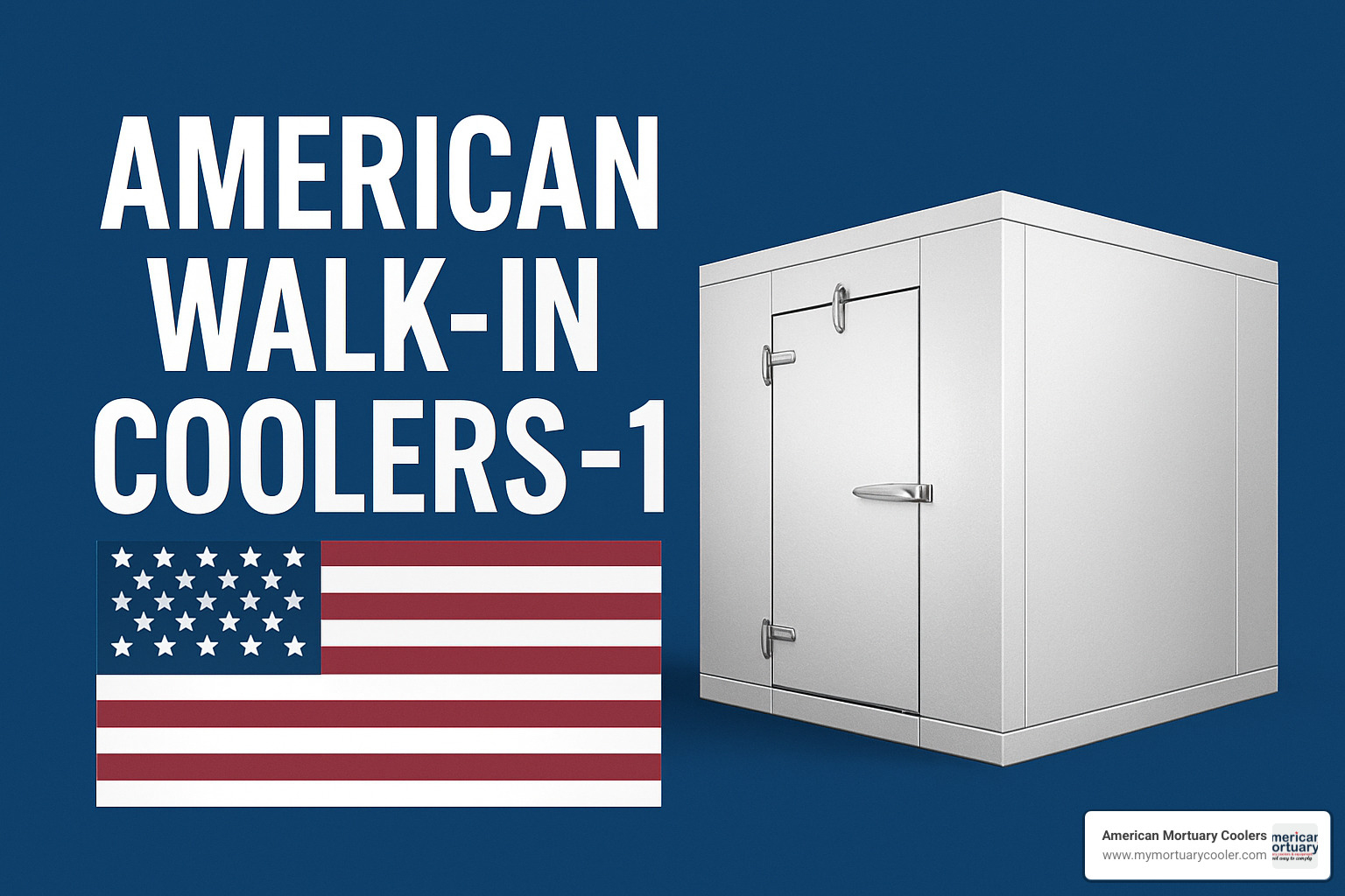 UL certification label on American Walk-In Cooler panel - American Walk-IN Coolers - 1