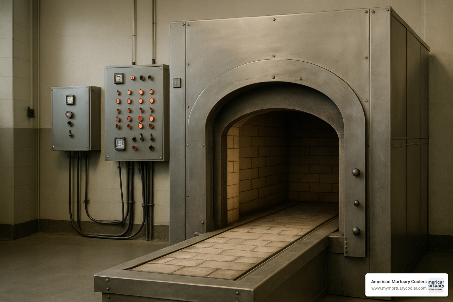 Crematorium equipment similar to what was used in the scandal - David Sconce