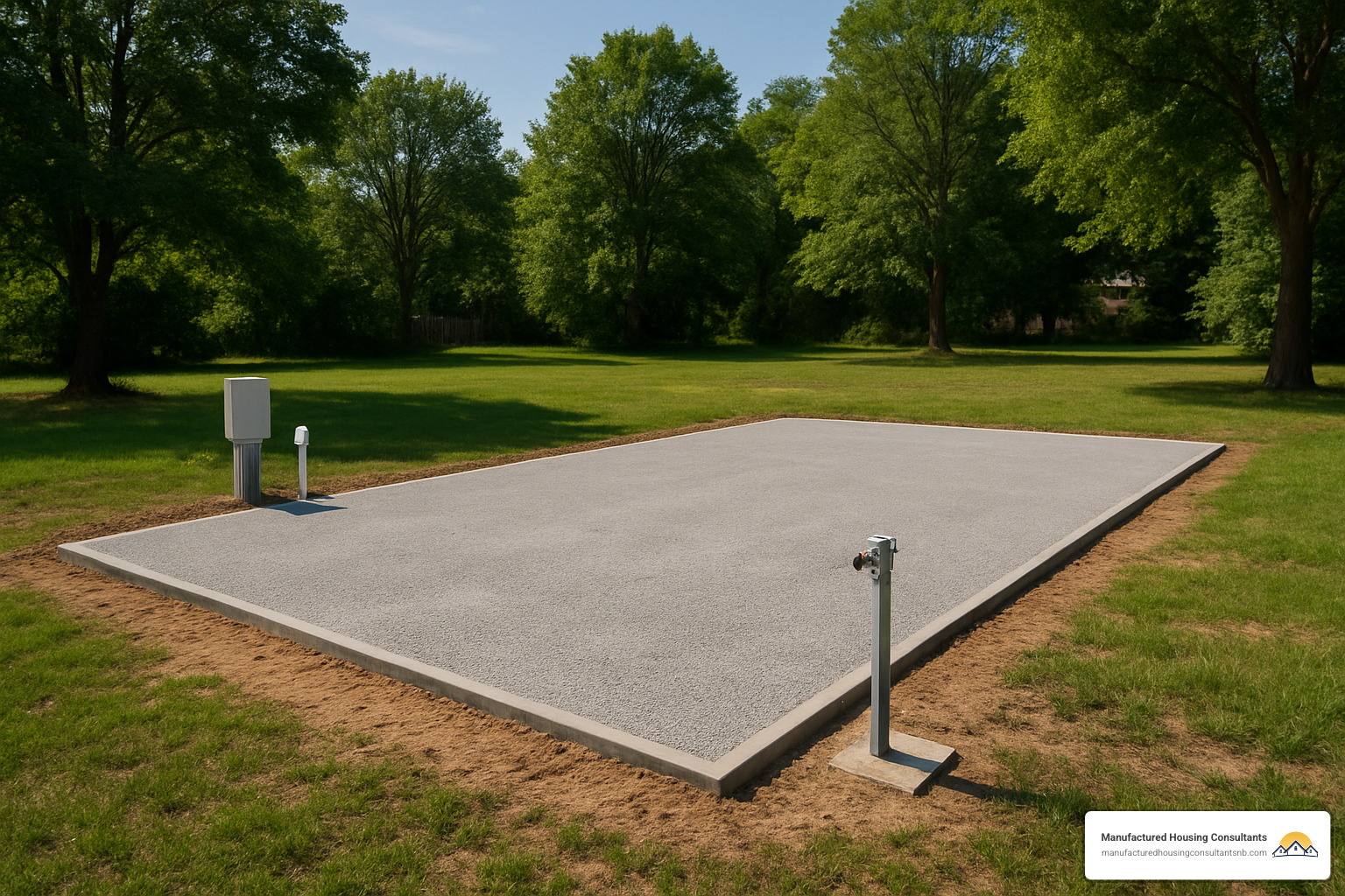 Prepared mobile home foundation pad - used mobile homes for sale near me to be moved