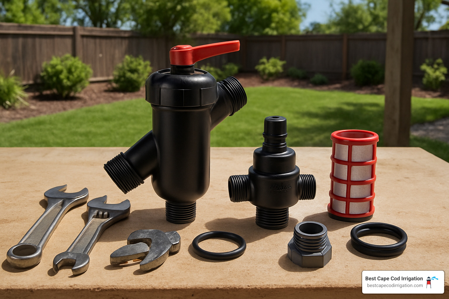Drip irrigation filter components and maintenance tools - drip irrigation maintenance