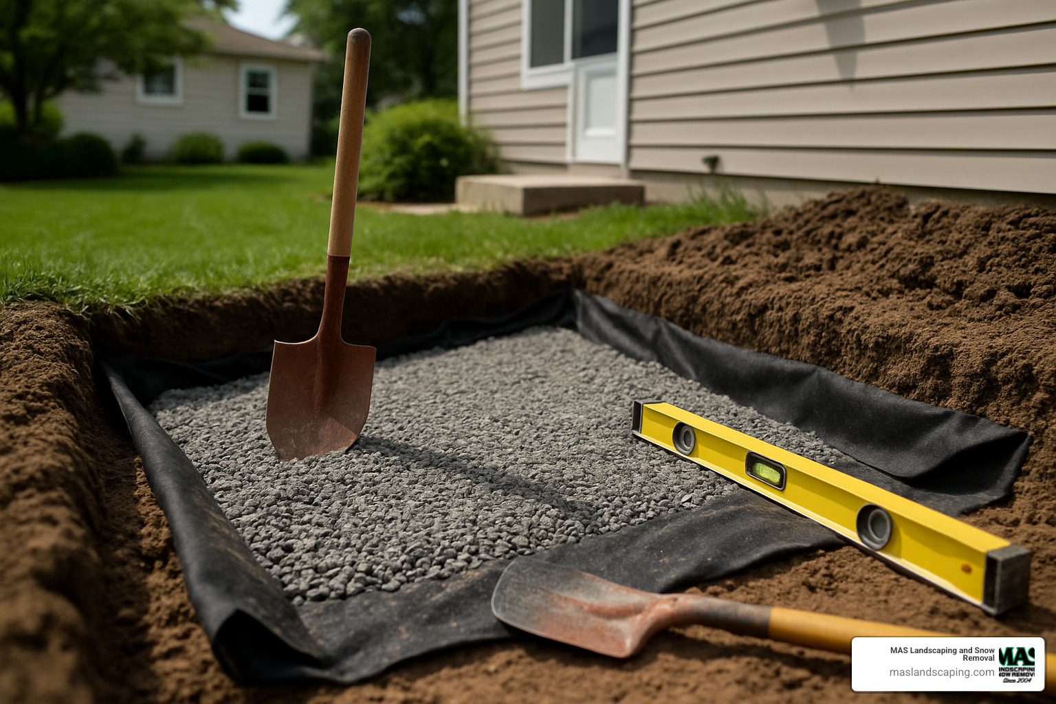 base preparation for retaining wall - paver retaining wall