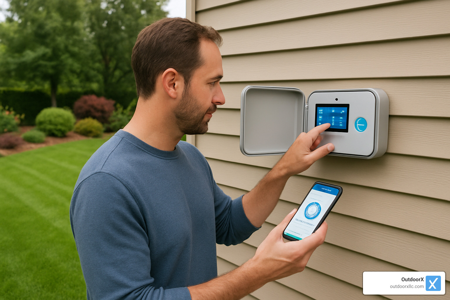 homeowner programming smart controller - sprinkler and lawn care near me