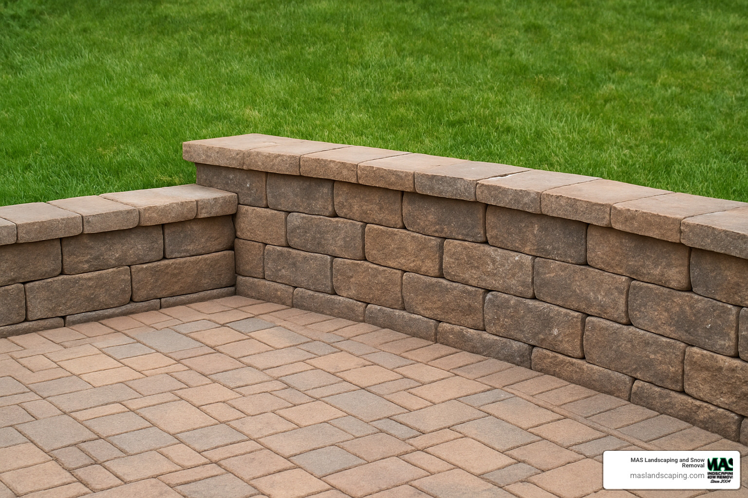 cost breakdown chart for retaining wall - paver retaining wall