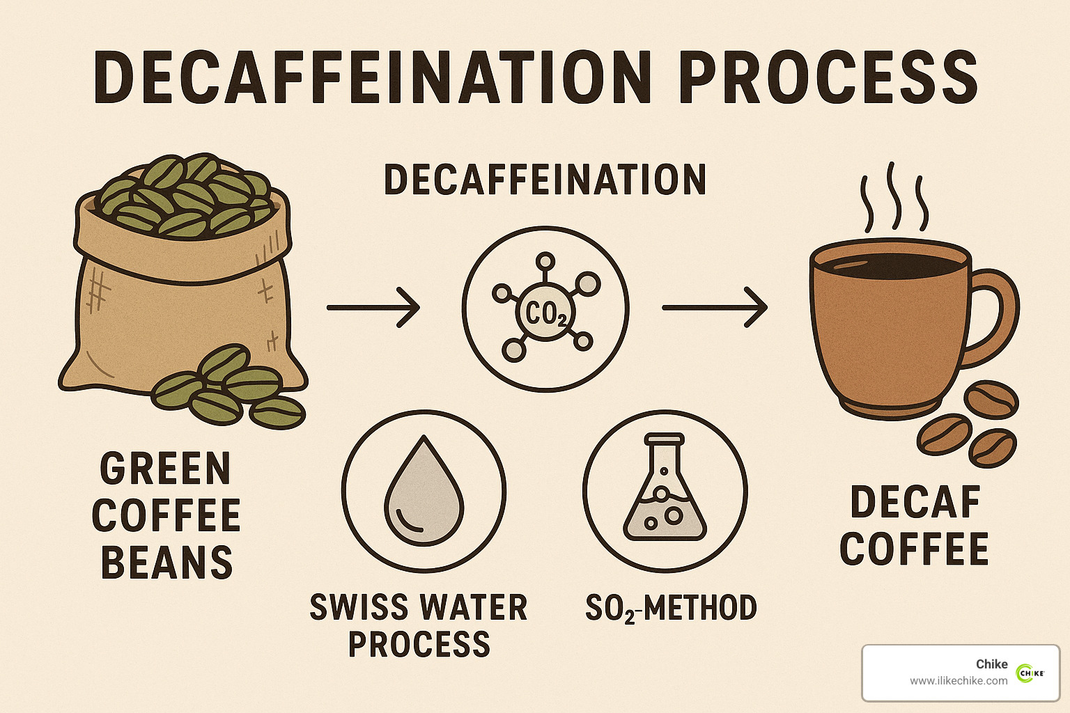 decaffeination process for coffee protein - decaf coffee protein