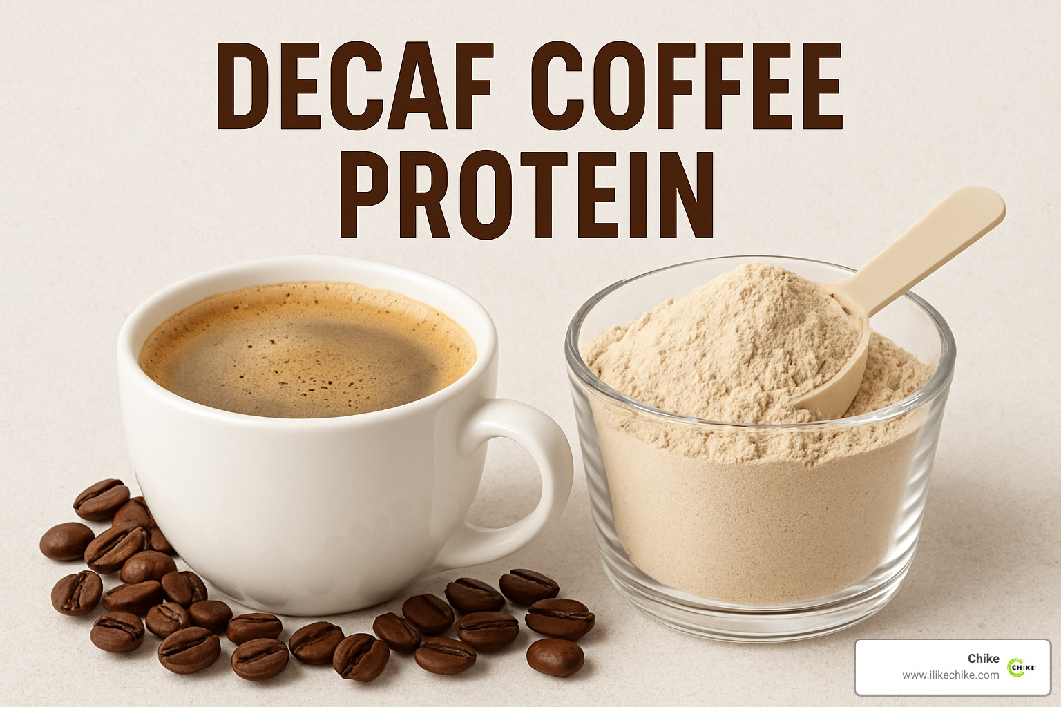 reading nutrition label on decaf protein coffee - decaf coffee protein