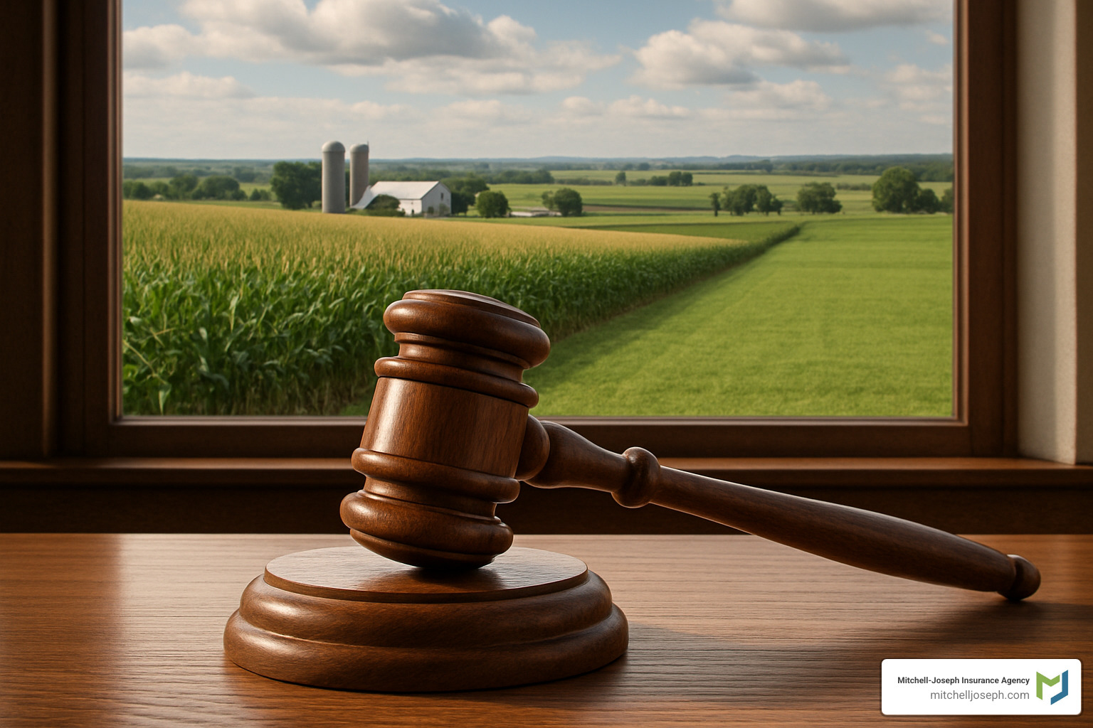ce5fe40335e8e227f4eec3aab7c2e4bb1453d96c Don't Let Pollution Claims Soil Your Farm: Liability Insurance Explained Protect your crops and finances with Farm pollution liability insurance. Learn coverage, risks, and how to safeguard your farm now. Courtroom gavel with farm field in background - Farm pollution liability insurance