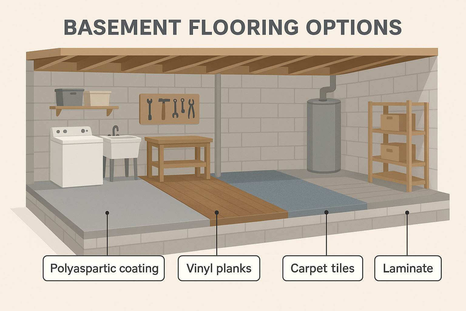basement flooring options comparison - basement floors basement flooring options comparison - basement floors