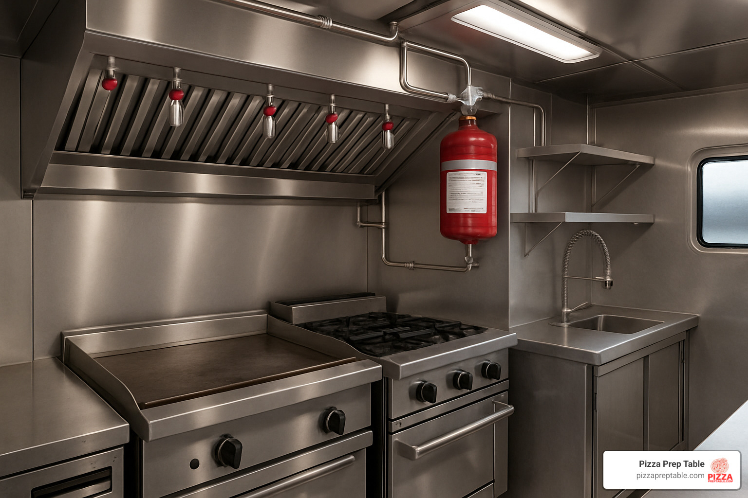 fire suppression system in food truck - what equipment does a food truck need
