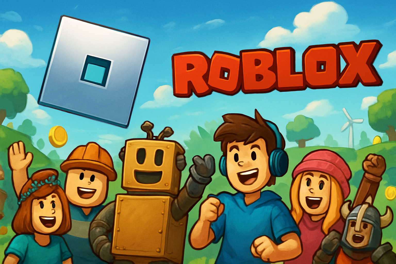 Roblox community fan art showing both modern and classic logos - Roblox logo Roblox community fan art showing both modern and classic logos - Roblox logo