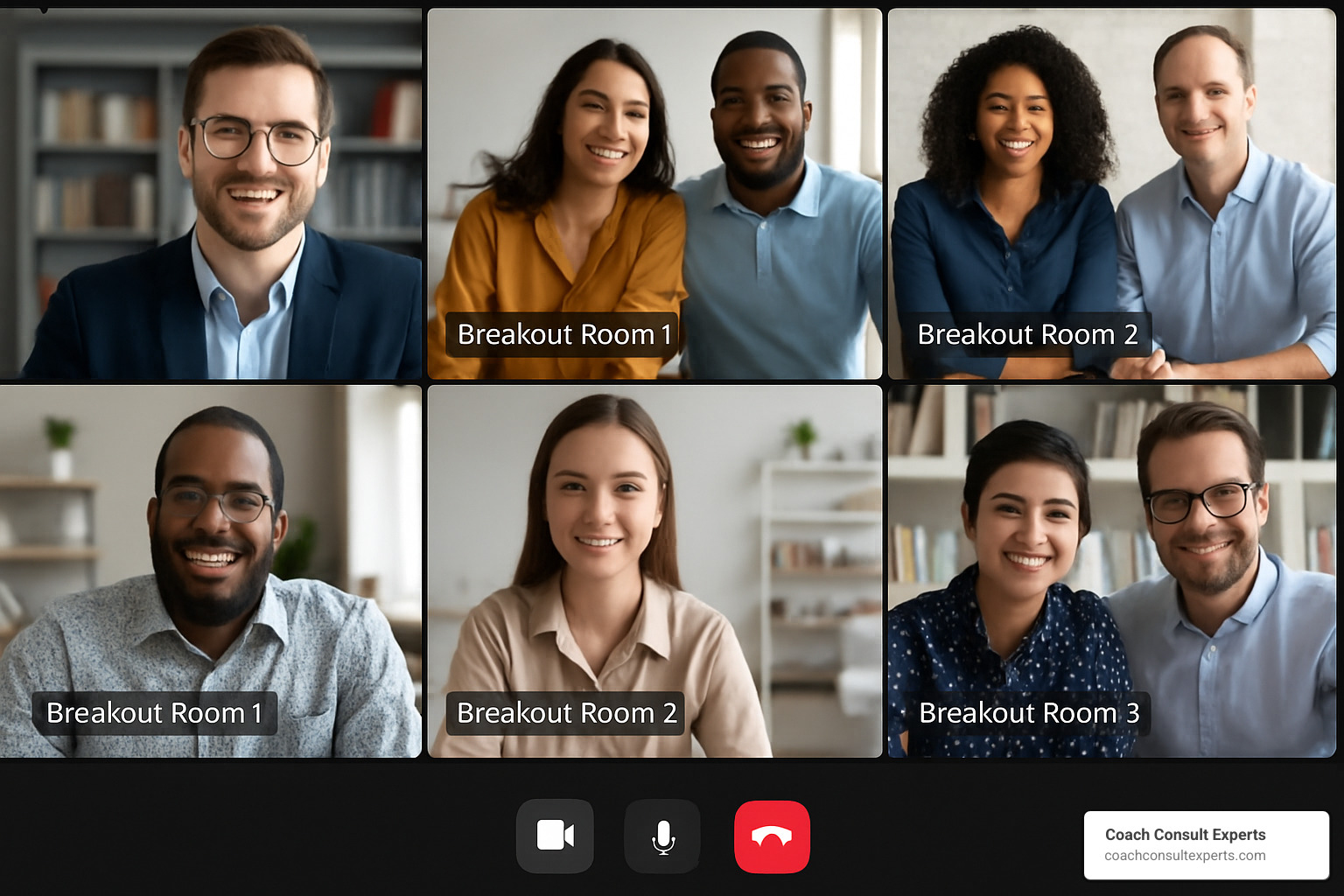 virtual coaching breakout room - group coaching programs