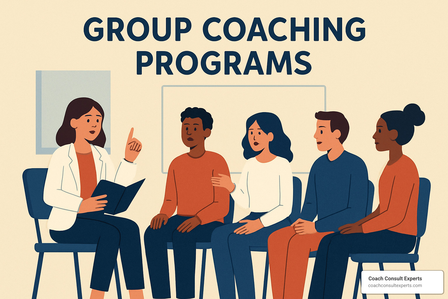 program design blueprint whiteboard - group coaching programs